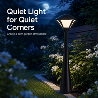 Lampadaire de jardin en aluminium basse tension, étanche IP66, pour allée, cour et pelouse