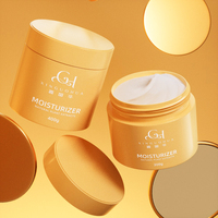 Vente en gros pot de crème en plastique 500ml 300ml pot vide de bouteille de conditionneur de cheveux de lotion pour le corps pot en plastique PET avec couvercle doré
