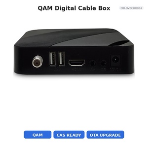 เครื่องรับสัญญาณ<span class=keywords><strong>ดิจิตอล</strong></span> DVB-C OTA อัพเกรดหลายภาษา HD AV สำหรับผู้ให้บริการเพย์<span class=keywords><strong>ทีวี</strong></span> ERI-DVBCHD004 - Product Image 1