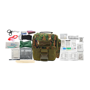BESTREAT <span class=keywords><strong>Kit</strong></span> pertolongan pertama taktis tas bertahan hidup darurat kantong IFAK001 Molle kompak profesional - Product Image 1