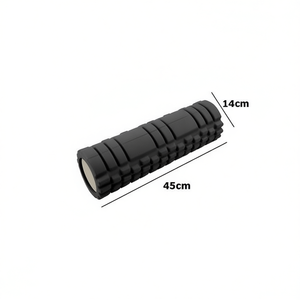 Classic Black 45x14CM Yoga Pillar Durable <b>Foam</b> <b>Rollers</b> for Stretching and Exercise - Product Image 2