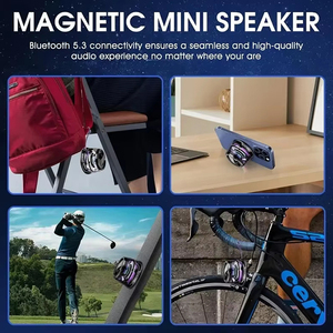 Soporte Magnético Multifuncional <span class=keywords><strong>G200</strong></span> de Alta Calidad para Altavoz, con LED RGB, para Teléfono, Resistente al Agua IPX5, Compatible con Tarjetas de Memoria Portátiles - Product Image 2