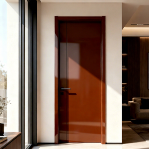 Puertas Interiores Minimalistas de Madera Maciza de Roble con Aislamiento Acústico para Dormitorio, Cocina, Escuela y Almacén - Product Image 1