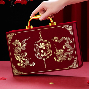 订婚婚礼嫁妆钱箱高档结婚用品嫁妆盒 - Product Image 5
