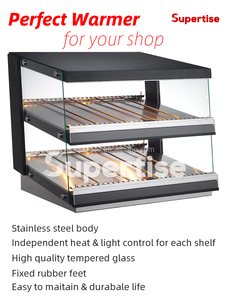 Máquina para Mantener Alimentos Calientes/Vitrina Calentadora/Exhibidor <span class=keywords><strong>de</strong></span> Alimentos Calientes para Hamburguesas, Sándwiches, Pizza, <span class=keywords><strong>Pollo</strong></span> <span class=keywords><strong>Frito</strong></span> para Restaurantes - Product Image 2