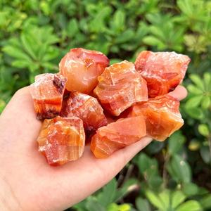 Venta al por Mayor de Piedra de Ágata Roja Natural Ecológica, Cristal en Bruto de Forma Irregular, Hecho a Mano para Manualidades, Regalos, Decoración del Hogar y Feng Shui - Product Image 2