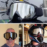 Lunettes de sport personnalisées à monture intégrale pour moto, VTT, motocross, ski, cyclisme - Protection des yeux