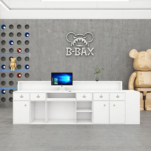 Mini pequeño pago en efectivo peluquería <span class=keywords><strong>barata</strong></span> TAMAÑO DE Hotel peluquería para tienda minorista exhibición redonda de pie Escritorio de recepción - Product Image 6