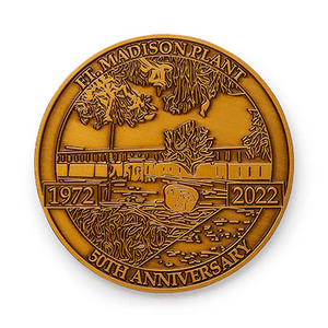 Бесплатный образец медных позолоченных памятных монет - Product Image 6