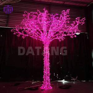 Arbre en cristal décoratif avec éclairage LED pour allée de jardin et aménagement paysager extérieur, éclairage de festival - Product Image 5
