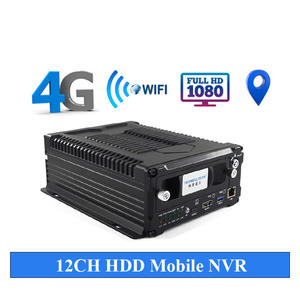 12CH IPC ou AHD 1080P Cctv Bus <span class=keywords><strong>scolaire</strong></span> enregistreur Mobile Dvr 12ch Mdvr MNVR 3g 4g Wifi Gps 2HDD Sd Card 4g Mdvr - Product Image 2