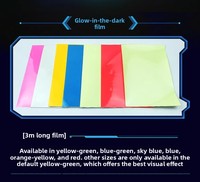 Autocollants Lumineux Fluorescents en PVC Auto-Adhésifs Imperméables pour la Création de Lettrages et l'Impression de Logos avec Technologie Jet d'Encre