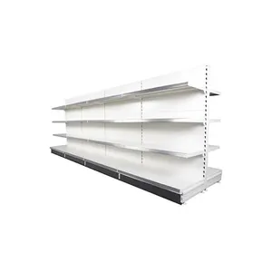 Steel Multilevel Supermarket Retail Display Shelving From Manufacture Direct Sales