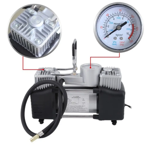 Heavy Duty 12V <strong>Car</strong> Tyre Portable Air Pump Double Cylinder Tyre Inflator Air <strong>Blower</strong> for <strong>Car</strong> Tire Pump Auto Air Inflator - Product Image 5