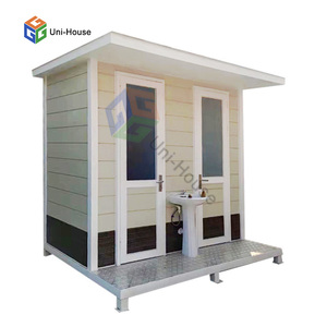 Portatile pratico multi-persona pubblica prefabbricata toilette lussuosa portatile bagno sanitario mobile doccia bagno - Product Image 4