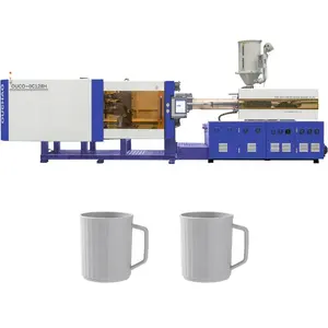 OUCO 128T High performance Hydraulic Servo Bathroom Large Capacity Toothbrush Cup Horizontal Injection Molding Machine