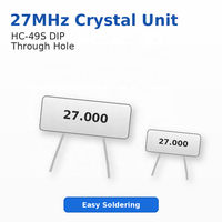 Unidad de Cristal de Cuarzo HC-49S DIP de 27MHz para Placas Base de TV y STB