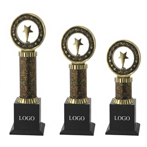 Beautiful custom metal <b>trophy</b> for sports clubs, schools, businesses, and award ceremonies - Product Image 1