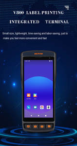 V800 mới nhất gồ ghề Android 11 <span class=keywords><strong>PDA</strong></span> thiết bị đầu cuối di động với 2D mã vạch in ấn sẵn sàng để sử dụng - Product Image 5