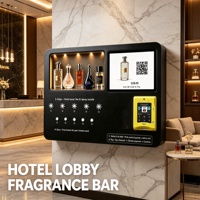 Distributeur de parfum mural intelligent avec écran tactile et lecteur de carte pour centres commerciaux et salons de beauté