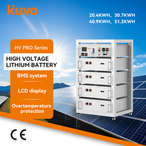 Batterie lithium haute tension KUVO HV PRO Series 10-50KWH, longue durée de vie, montée sur rack, hors réseau, communication RS485/CAN, solaire - Product Image 1