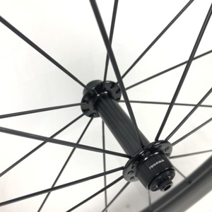 Jante de Triathlon en carbone 700C de 88mm avec Powerway R13, set de roues de bicyclette avec frein en basalte - Product Image 5