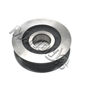 Roulement de pignon de mât de chariot élévateur Komatsu 34B-76-52871, pièce de chaîne à rouleaux en acier pour système d'entraînement de chariot élévateur - Product Image 1