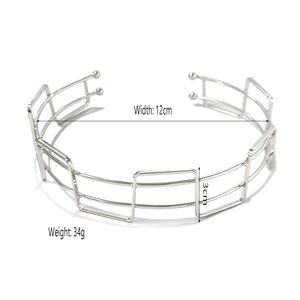 قلادة نسائية بتصميم فريد من hansa, قلادة نسائية بتصميم فريد من السبائك ، قلادة عنق بحلية معدنية ، قلادة طويلة بحلية على شكل حرف m - Product Image 6