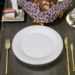 Assiettes biodégradables et compostables en pulpe de canne à sucre de 6 pouces, assiettes jetables en bagasse, robustes, compatibles micro-ondes, écologiques - Product Image 3