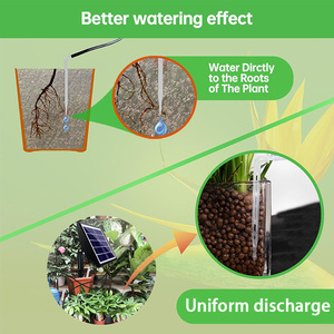 C100 Kit de contrôleurs goutteurs pour serre de jardin Pompes goutte à goutte Équipement hydroponique solaire Système <span class=keywords><strong>d</strong></span>'irrigation <span class=keywords><strong>automatique</strong></span> par <span class=keywords><strong>arrosage</strong></span> goutte à goutte - Product Image 3