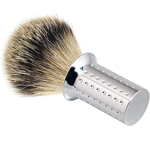 ZY Mejor Brocha de <span class=keywords><strong>Afeitar</strong></span> de Pelo de Ardilla con Mango de Aluminio, Herramienta de Aseo de <span class=keywords><strong>Barba</strong></span> para Afeitado en Húmedo, Suministros de Barbero de Lujo para Crema de <span class=keywords><strong>Afeitar</strong></span> - Product Image 2