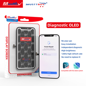 Musttby หน้า<span class=keywords><strong>จอ</strong></span>แสดงผล LCD สำหรับ <span class=keywords><strong>iPhone</strong></span> 12 <span class=keywords><strong>13</strong></span> 14 15 16 Plus Pro MAX รุ่น OLED <span class=keywords><strong>120Hz</strong></span> - Product Image 1