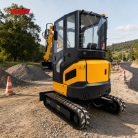 Mini-excavatrices de haute qualité pour fermes et ranchs, équipées d'un moteur/pompe Leiyu, 1 tonne, 2 tonnes, 3,5 tonnes, excavatrice chinoise
