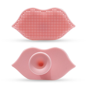 <span class=keywords><strong>Brosse</strong></span> <span class=keywords><strong>exfoliante</strong></span> pour le visage en silicone en forme de lèvres pour le gommage et le lissage des lèvres - Product Image 2