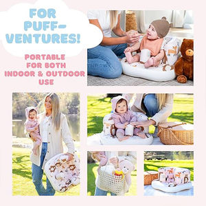 เก้าอี้ฝึกเด็กทารกแบบโค้งตามหลักสรีรศาสตร์เก้าอี้ฝึกเด็กปลอดสารพิษสำหรับให้อาหาร - Product Image 3