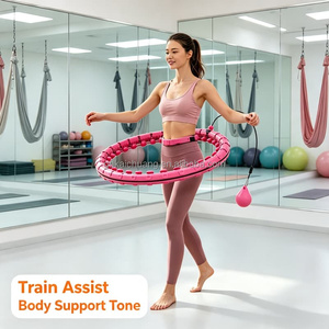 Hula Hoop Intelligent Lesté Très Populaire <span class=keywords><strong>pour</strong></span> Entraînement de la Taille, Perte de Graisse, Amincissement Abdominal <span class=keywords><strong>pour</strong></span> Adultes, Hommes, Femmes, Étudiants, Enfants, <span class=keywords><strong>Exercice</strong></span> en Salle de Sport - Product Image 4
