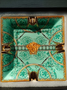 Wholesale Hand-Painted Luxury Modern Eco-friendly Durable Easy to Clean Portable Ceramic Ashtray for <b>Cigar</b> Smoking <b>Accessories</b> - Product Image 3