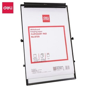 Deli 8780 tableau blanc papier grand support de sol tableau blanc peut être accroché peut être serré avec une ligne de traction déchirable écriture lisse haute - Product Image 3