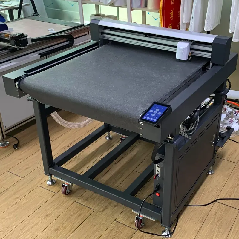 Plotter de corte plano MOMO Plana Contínua Cortador jato de tinta plotter alimentação automática única cabeça plana cortador de mesa