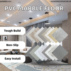 Autocollant de carrelage de <span class=keywords><strong>sol</strong></span> en <span class=keywords><strong>PVC</strong></span> auto-adhésif 1,0 mm, imperméable, <span class=keywords><strong>antidérapant</strong></span>, résistant à l'usure, épaissi, design moderne commercial - Product Image 4
