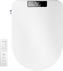 Buen precio Pantalla digital en forma de U Bidé automático Cubierta de asiento de inodoro para baño WC Redecoración - Product Image 1