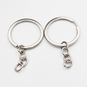 Stainless Steel 30mm Keychain Four Link <b>Chain</b> O-Ring <b>Key</b> Ring Silver Nickel Free General Purpose Metal <b>Key</b> <b>Chains</b> - Product Image 1