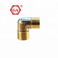 Raccords de plomberie en cuivre en laiton coudé mâle GA-2812 pour conduites d'eau Offre Spéciale 1/2-1 pouce