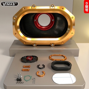 Filtro de Aire de Alto Flujo M8 Stage2, Kit de Admisión de Aire de Aluminio CNC para Harley Touring Road King Street Road Glide <span class=keywords><strong>CVO</strong></span> 107 114 - Product Image 5