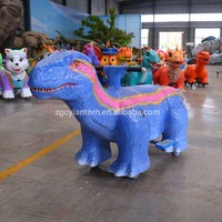 OEM Maßgefertigtes Elektrisches Animiertes Dinosaurier-Fahrgeschäft für Innen/Außen, Heim, Schule, Fernbedienung, Einkaufszentrum