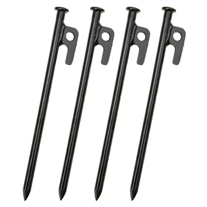 Estacas para Tiendas de Campaña Inflexibles de 30 CM, Estacas Metálicas Resistentes para Acampar, Estacas de Acero Irrompibles - Product Image 5