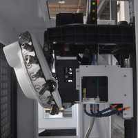 Centre d'usinage composite à 5 axes (additif/subtractif) à portique, BT40, 4 broches, haute précision, pour fraisage de précision