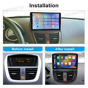 Reproductor Multimedia para Automóvil TS10 de 9 Pulgadas para <span class=keywords><strong>Peugeot</strong></span> <span class=keywords><strong>207</strong></span> 207CC 2006-2015 con Navegación GPS Integrada y Compatible con CarPlay Inalámbrico - Product Image 5