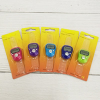 Compteur de Tasbih numérique LED en plastique avec écran tactile TFT, boucle réglable, direction Qibla, pour main et doigt, en forme d'anneau