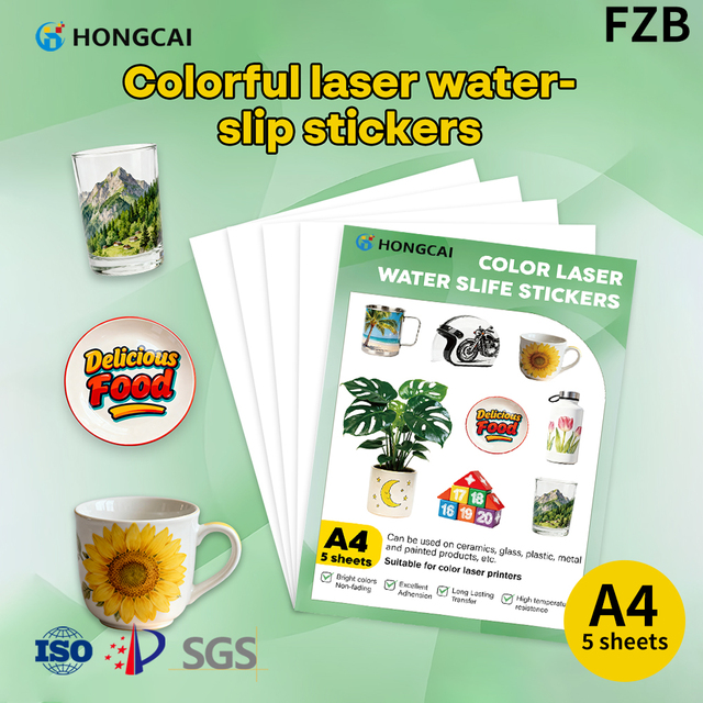 A4 Size 21*29CM Clear Water Transfer Paper Letter Size Inkjet Direct Transfer for Polymer Clay Motorcycle Wholesale
